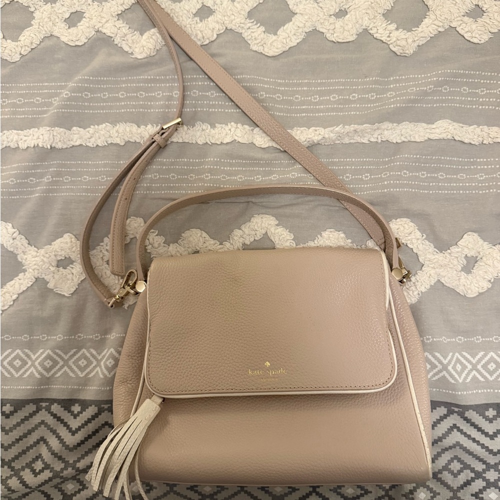 Kate Spade Beige Crossbody Bag